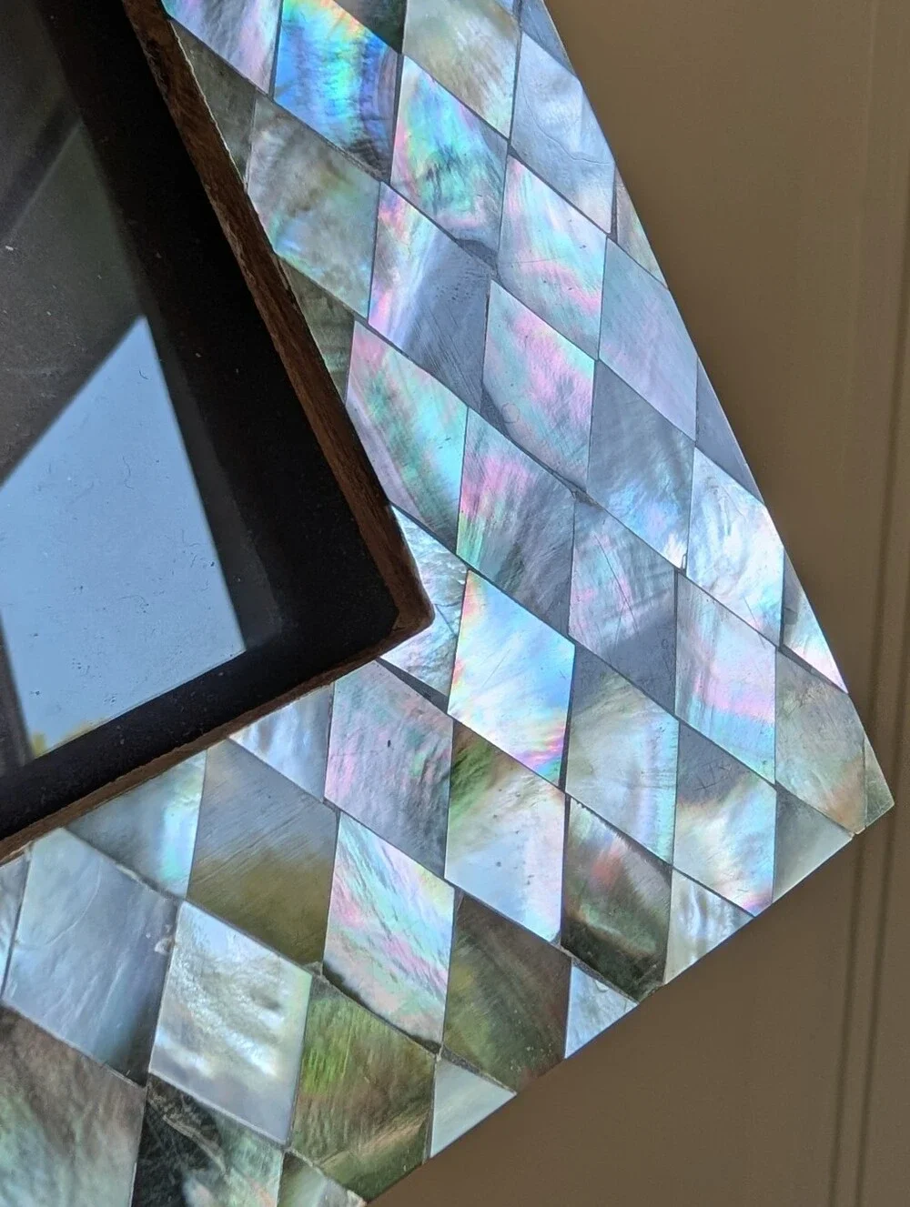 TOZAI HOME gray abalone mother of pearl picture frame 4x6